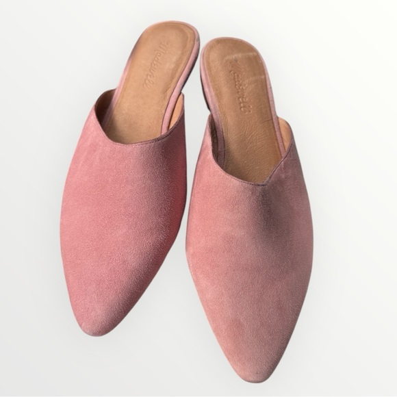 Madewell The Remi Mule in Pink Suede - Picture 1 of 12